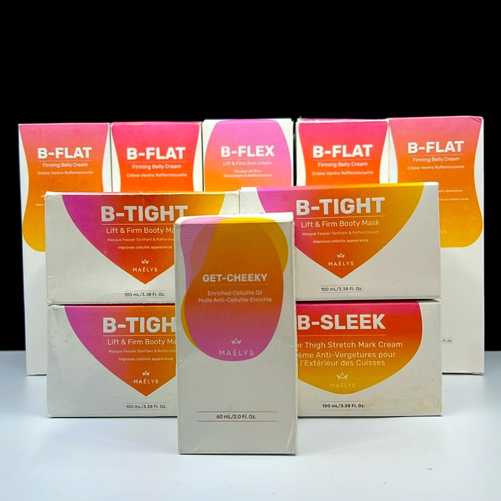 Maelys B-FLAT B-FLEX B-TIGHT B-SLEEK GET-CHEEKY New In Box